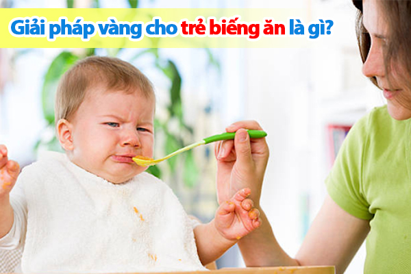 Giải pháp vàng cho trẻ biếng ăn là gì?