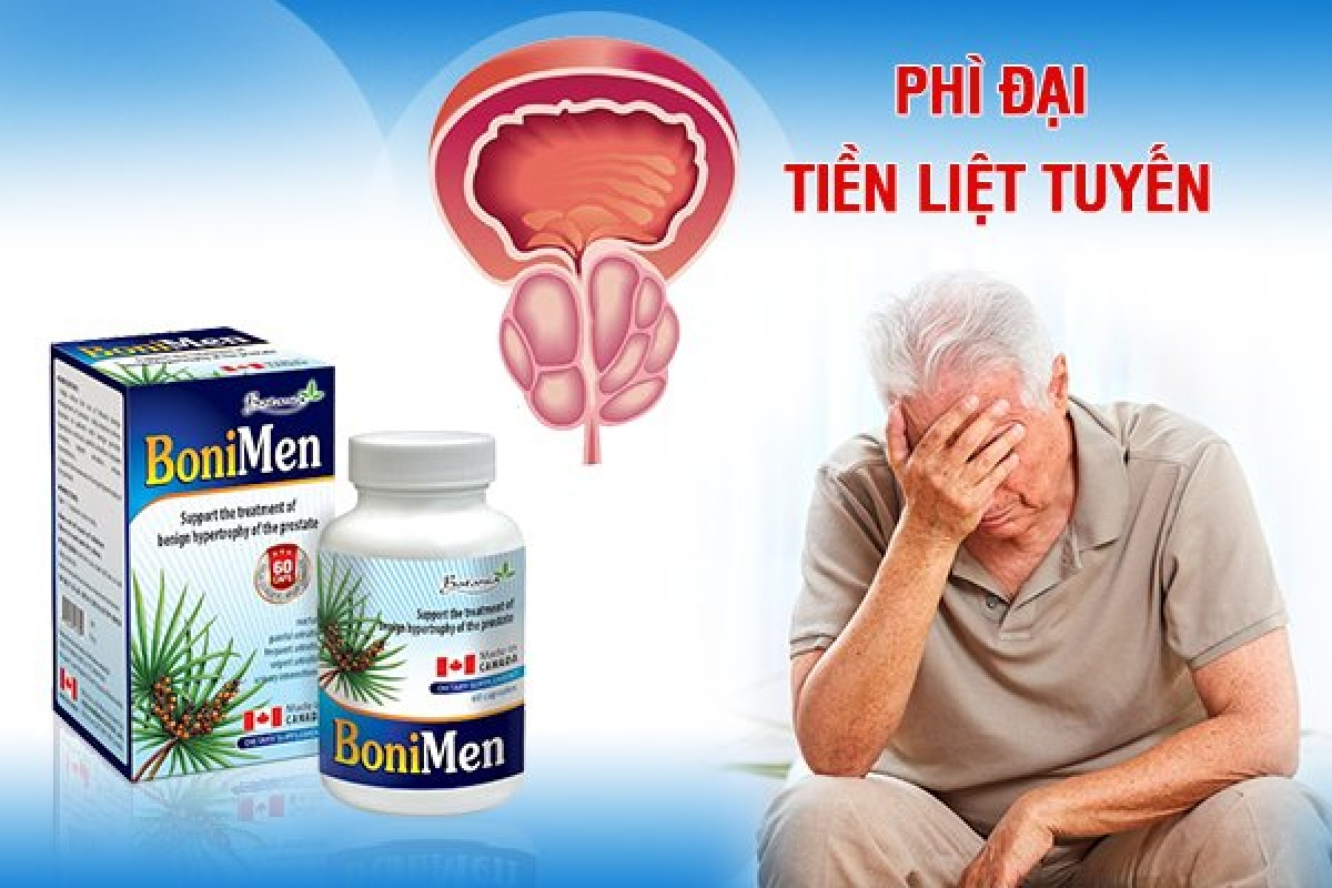 BoniMen- Giải pháp giúp cải thiện phì đại tuyến tiền liệt tối ưu