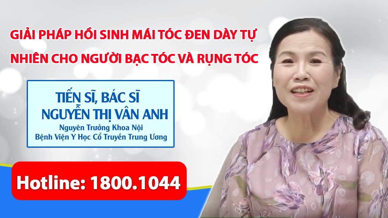 VTV2 - Giải pháp phục hồi mái tóc cho người bạc tóc và rụng tóc .